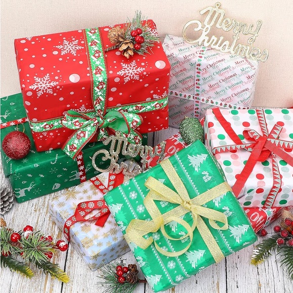 🎄 100 sheets of Holiday tissue paper- 19.7 x 13.8 inch - Picture 7 of 8